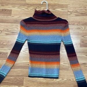 Colorful long sleeve sweater
